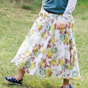 Ariel Maxi Circle Skirt PDF Sewing Pattern - Etsy