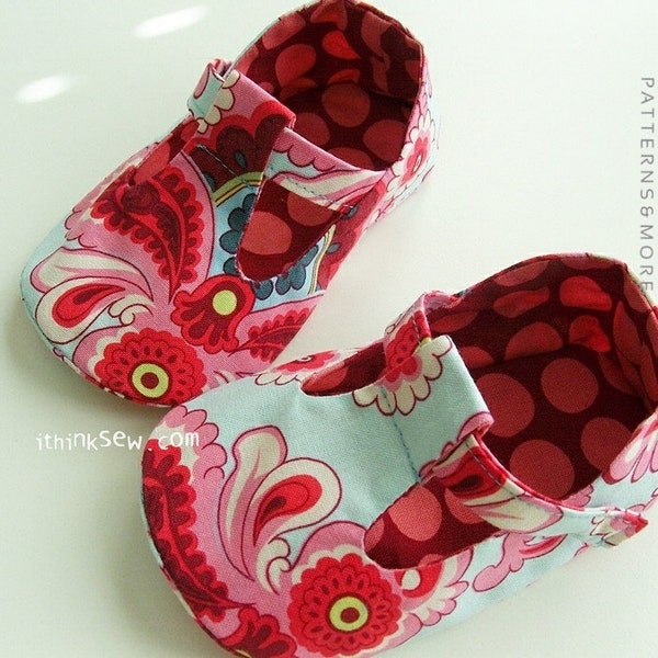 Jordan Baby T-Strap Shoes PDF Sewing Pattern