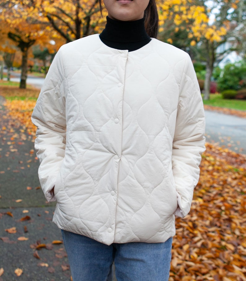 Puff Jacket Pattern Tyrelle Puffer Jacket PDF Sewing Pattern - 4 Kinds of Paper(a4, US ...