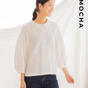 Molde de Blusa MOCHA Jaime em PDF - 4 tipos de papel (A4, Carta EUA, A0, 36"x48")