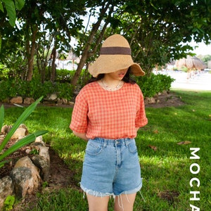 Blusa Shae com Ombro Caído - Molde em PDF - 4 Tipos de Papel (A4, Carta EUA, A0, 36" x 48")