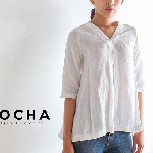 Mocha Lanna Blouse