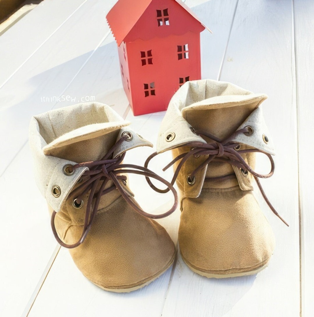 Patrón de costura PDF para botas de combate de bebé Adler