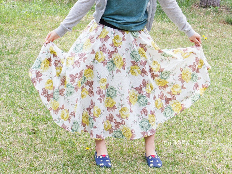 MAXI CIRCLE SKIRT WEAVING WORLDS