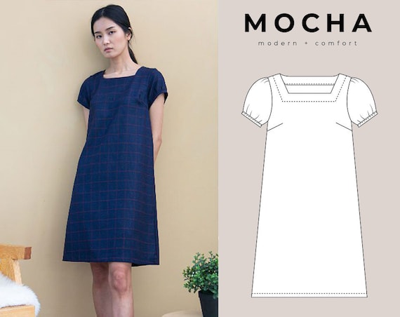 modern shift dress pattern Simplicity Sewing Pattern S9262 Misses' V-neckline Shift Dresses