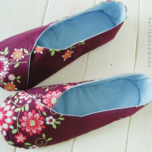 Women Kimono-Style Shoes PDF Sewing Pattern