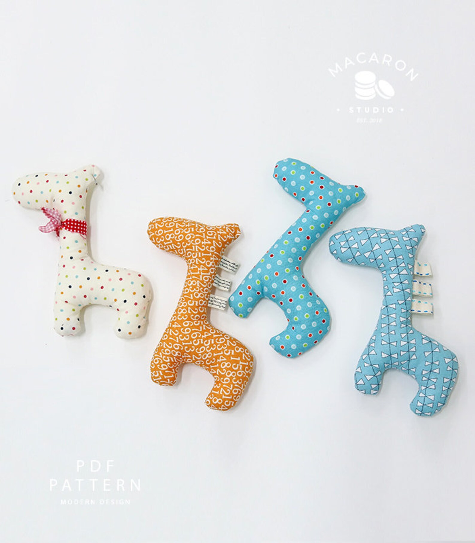 Animal Rattles PDF Sewing Pattern - Etsy