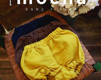 Lele Baby Bubble Shorts Sewing Pattern PDF | Toddler Bloomers Pattern | Quick 30 Minute Sew | Sizes 3M to 48M | Baby Shorts Tutorial