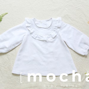 Priscilla Blouse for baby (3M-24M) PDF Sewing Pattern