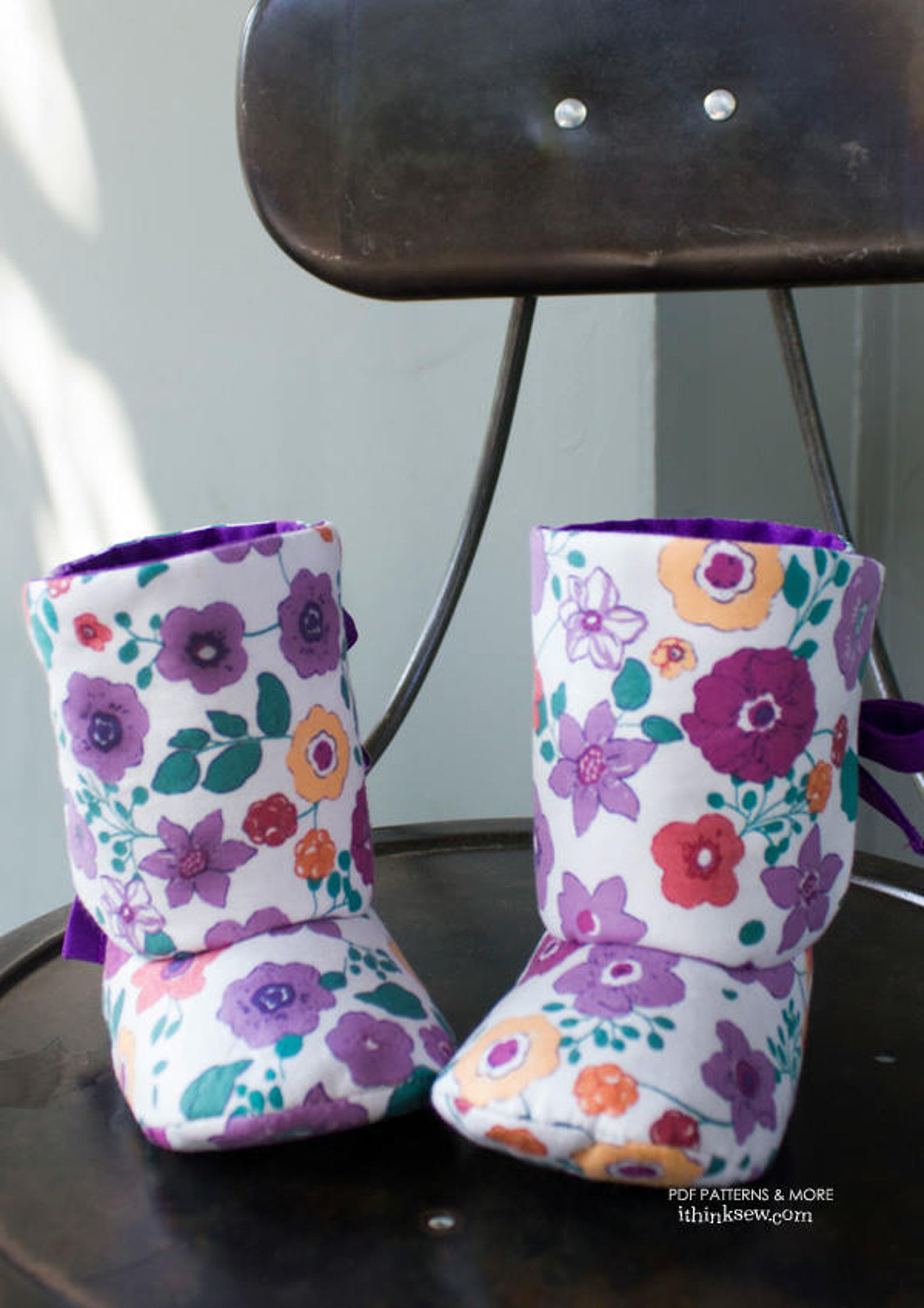 Reese Ribbon Baby Boots PDF Sewing Pattern - Etsy