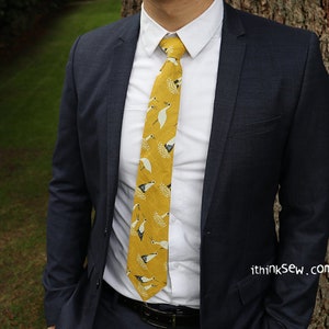 Melvin Necktie PDF Sewing Pattern with Video Instruction