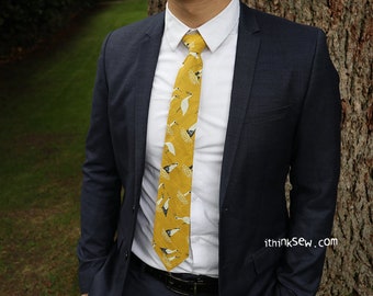 Melvin Necktie PDF Sewing Pattern with Video Instruction