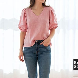 Molde em PDF para blusa Isobella - 4 tipos de papel (A4, Carta EUA, A0, 36" x 48")