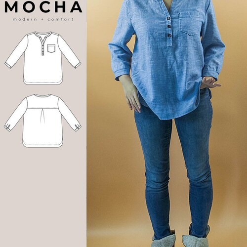 MOCHA Rudra Overall PDF Sewing Pattern 4 Kinds of Paper A4 - Etsy