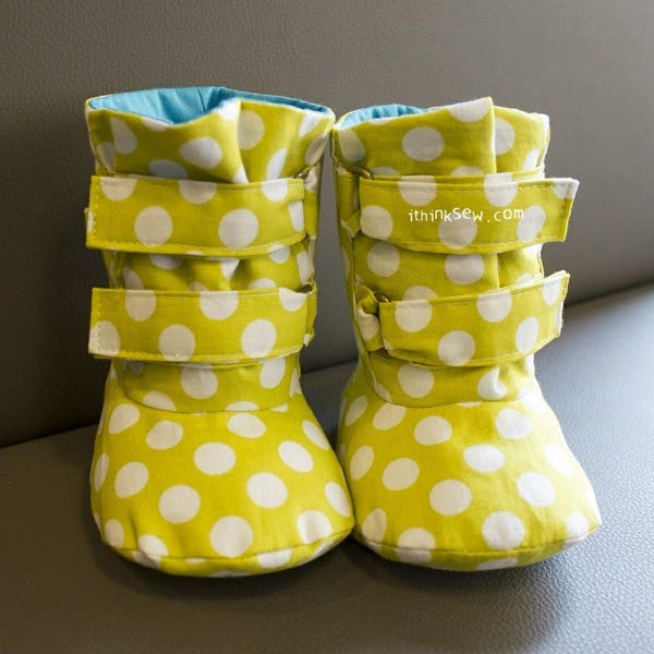 Ainsley Baby Boots PDF Sewing Pattern