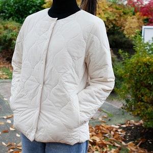MOCHA Tyrelle Puffer Jacket Plus Size PDF Costura Padrão - 4 tipos de papel (A4, Carta dos EUA, A0, 36"x48")