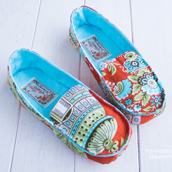 Kathy Woman Moccasins PDF Sewing Pattern