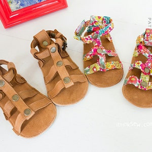 Lexis Baby Gladiator Sandals PDF Sewing Pattern