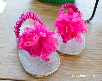 Allyson Baby Flip Flops PDF Sewing Pattern
