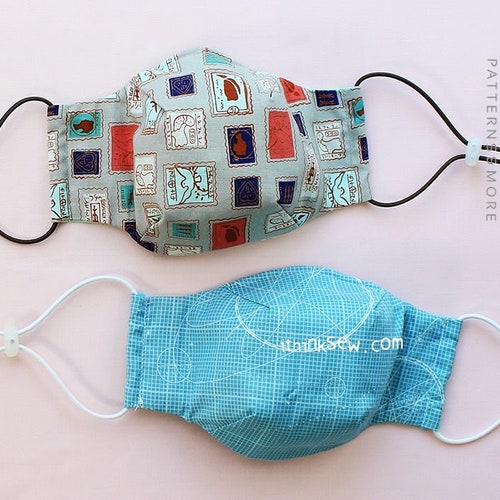 3D Mask With Filter Pocket PDF Sewing Pattern With Video Etsy Canada