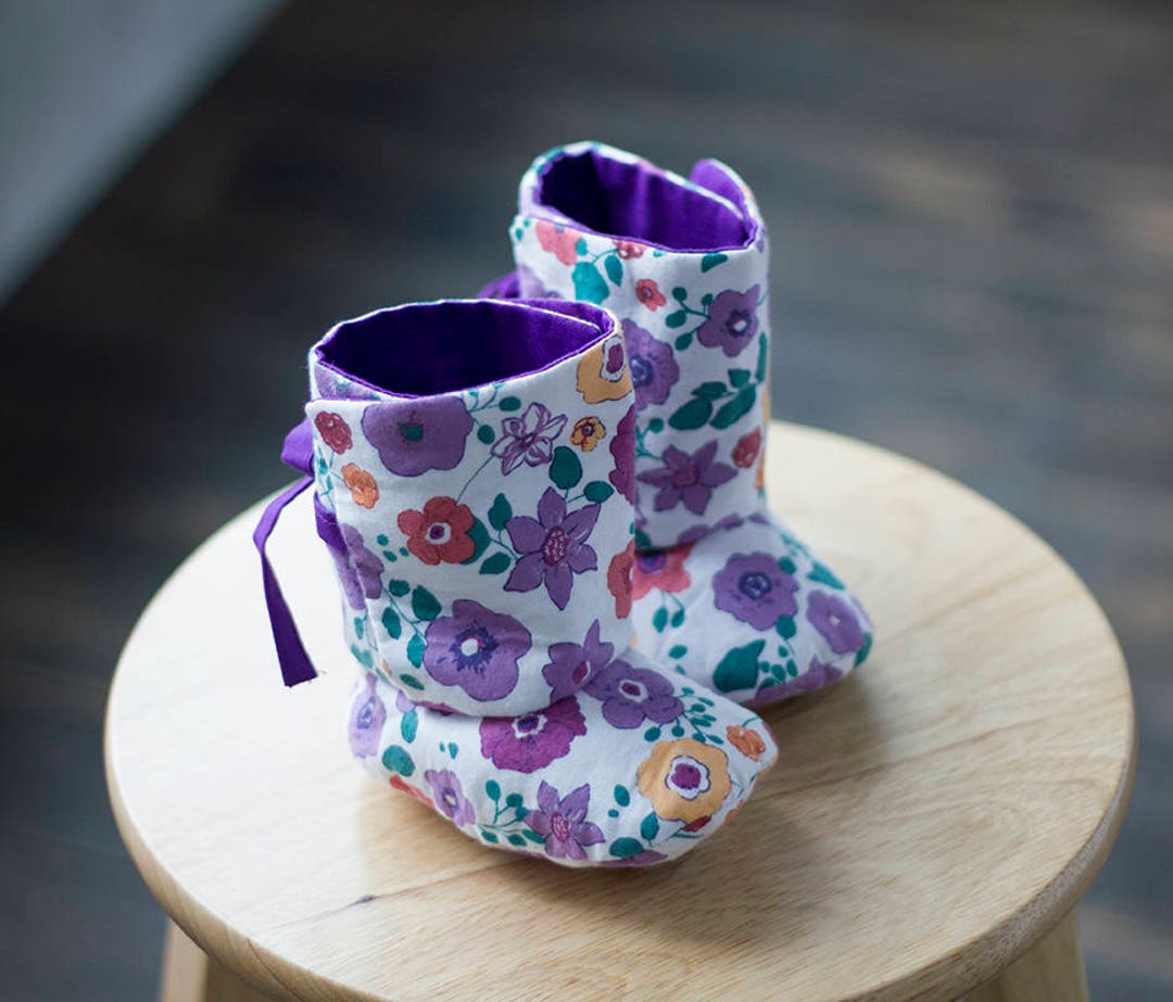 Reese Ribbon Baby Boots PDF Sewing Pattern - Etsy