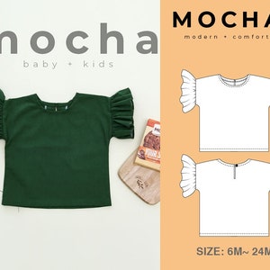 Emmalyn Baby Blouse (6M-24M) PDF Sewing Pattern