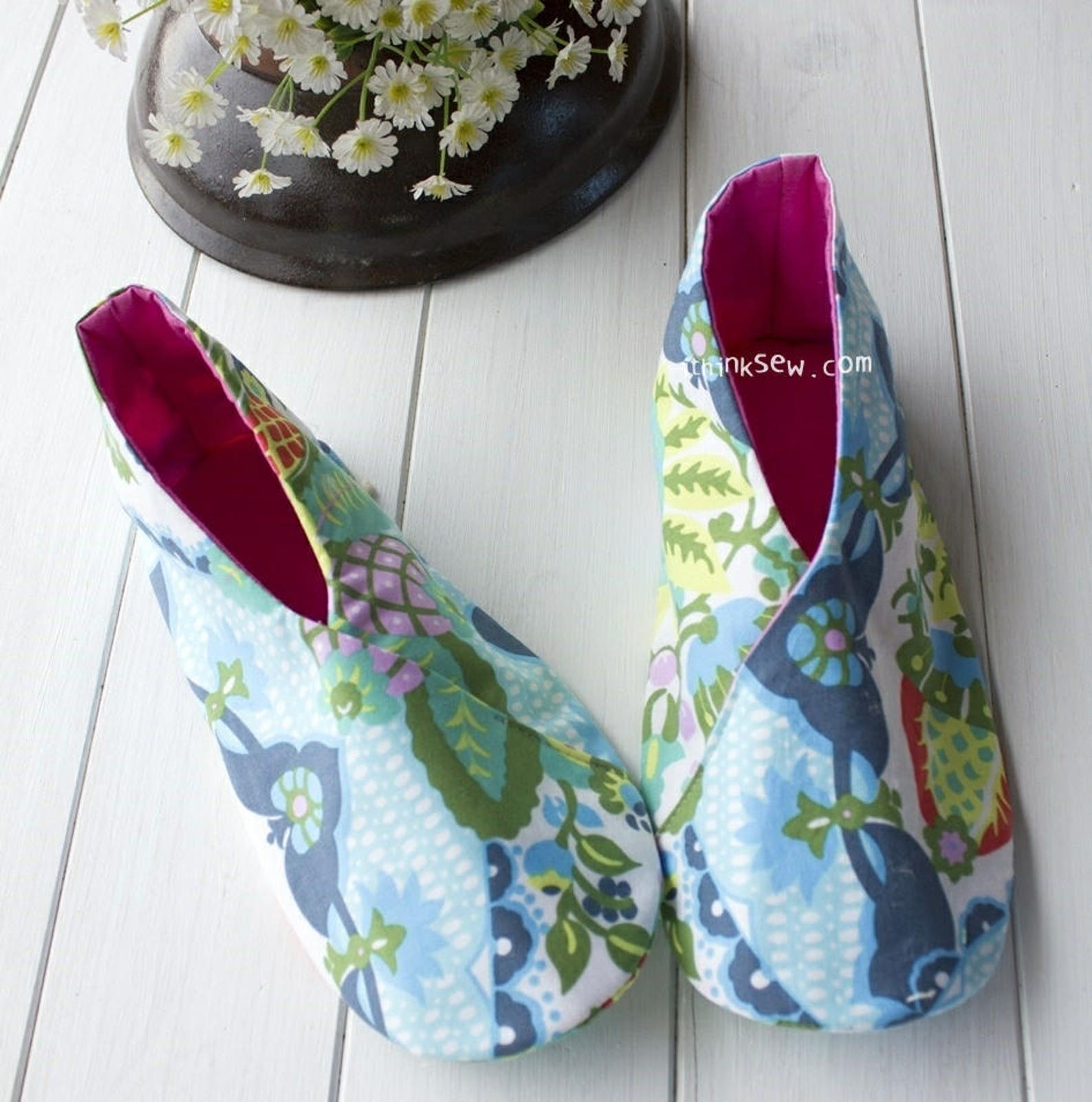 Winter Woman's Kimono Shoes PDF Sewing Pattern - Etsy