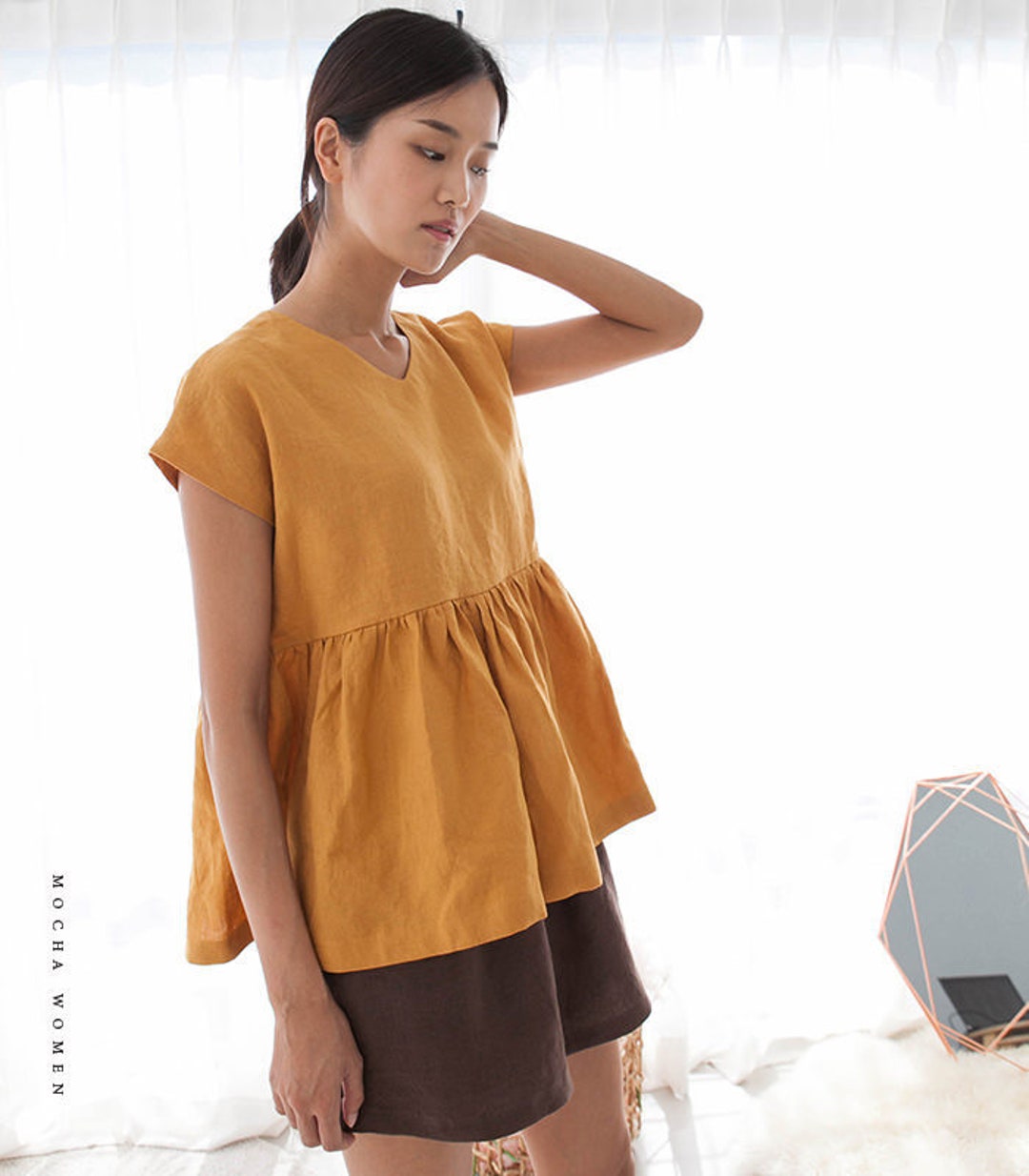 Micah Blouse - Mocha main image 0