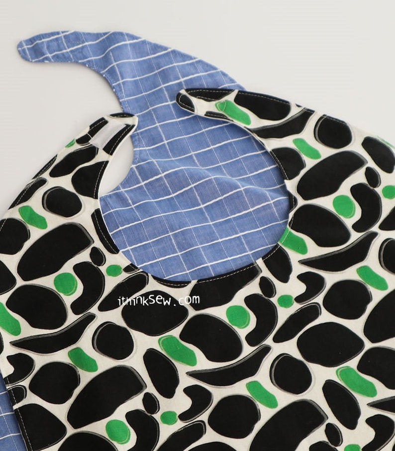 Clothing Protector Adult Bib PDF Sewing Pattern Etsy