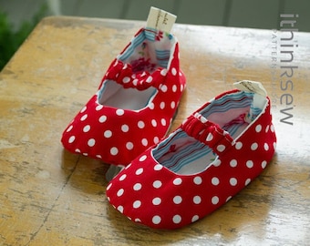 Isabella Baby Mary Jane Schuhe PDF Schnittmuster