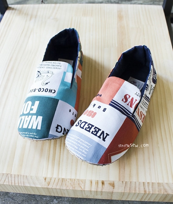 Mason Mens Slipper Sewing Pattern | Fabric House Shoes PDF | Slip On Room Shoe | DIY Mens Footwear | Handmade Gift for Him Sizes 6-12