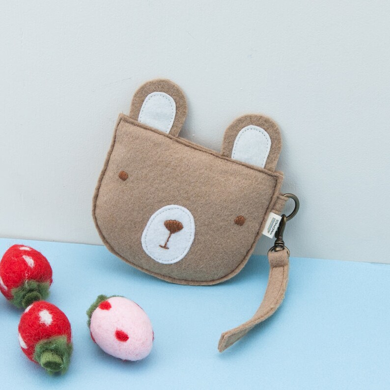 Teddy Bear Coin Purse PDF Sewing Pattern Etsy