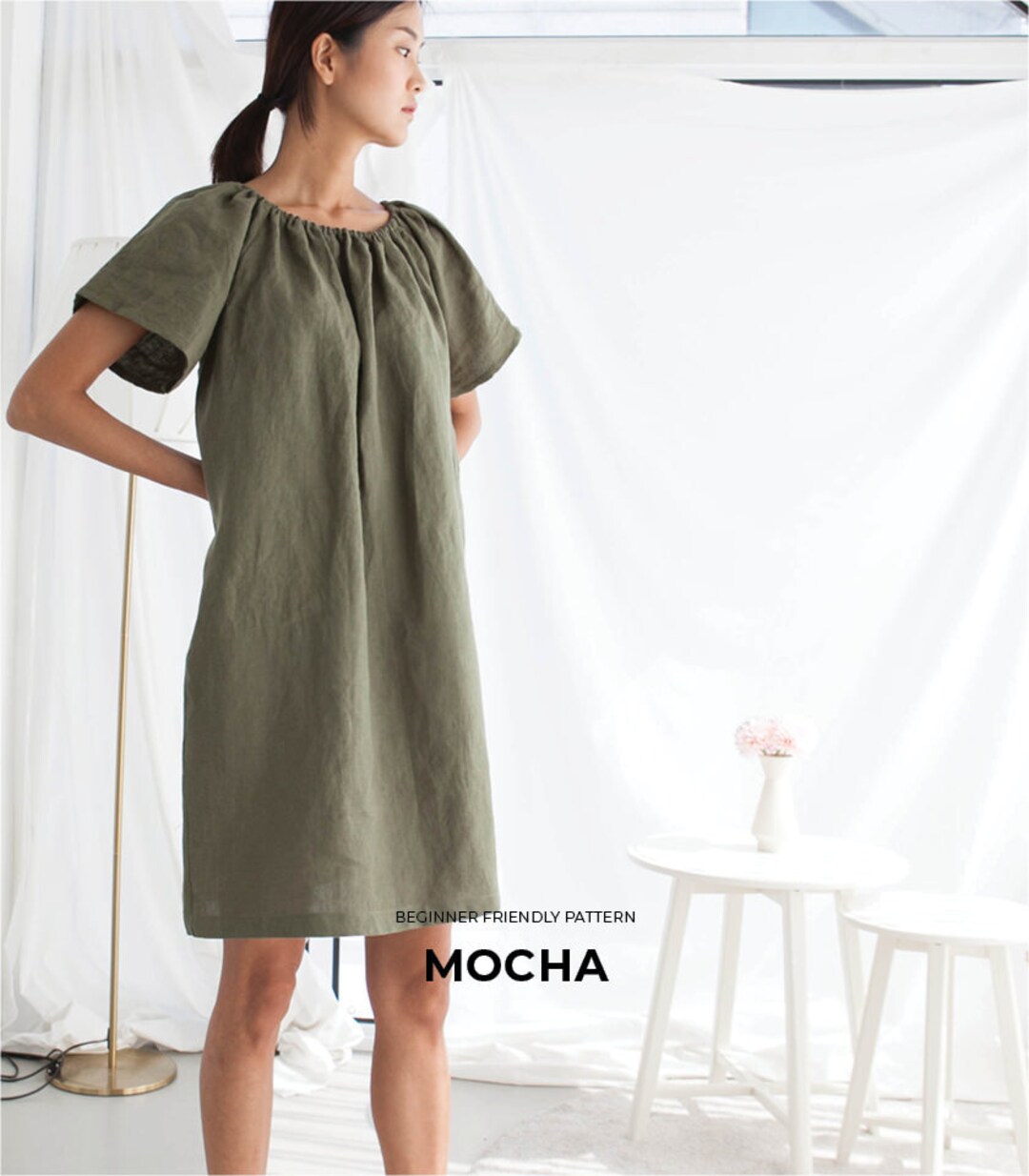 MOCHA Raglan Blouse/dress PDF Sewing Pattern - Large Paper Printshop ...