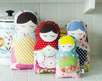 Matroyshika Doll PDF Sewing Pattern (Pattern Only)
