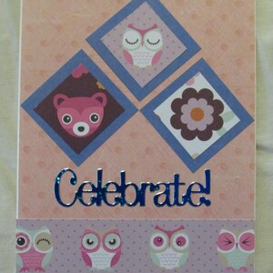 New Baby Congratulation Cards, Homemade, each sold seperately