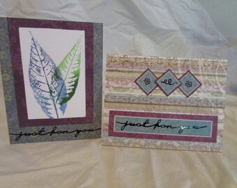 Just For You Greeting Card, Set of 2