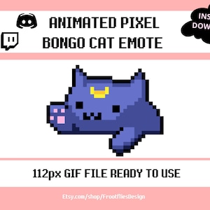 Pixel art cute cat Sleeping Poster for Sale by Robibahroni