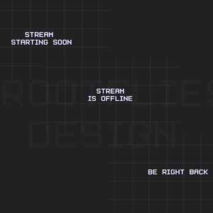 Twitch Stream Animated Intermission Screens Banners | 8-bit Pastel Retro Pixel Lavender/Purple