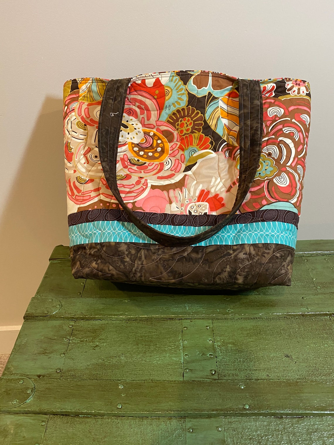 Handmade Quilted Tote Bag/Handbag Etsy