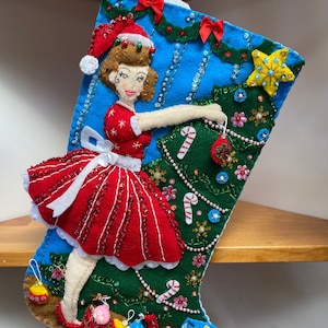 Bucilla Vintage Christmas Christmas stocking  **** 2025 Pre Order ****