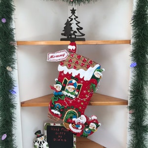 Bucilla Holiday Decorating Finished Christmas Stocking 2024 Pre-order - Etsy