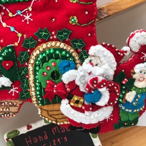 Bucilla Holiday Decorating Finished Christmas Stocking 2024 Pre-order - Etsy