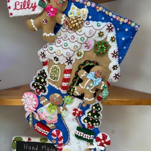 Bucilla Gingerbread Dreams  Christmas stocking **** 2025 Pre Order ****