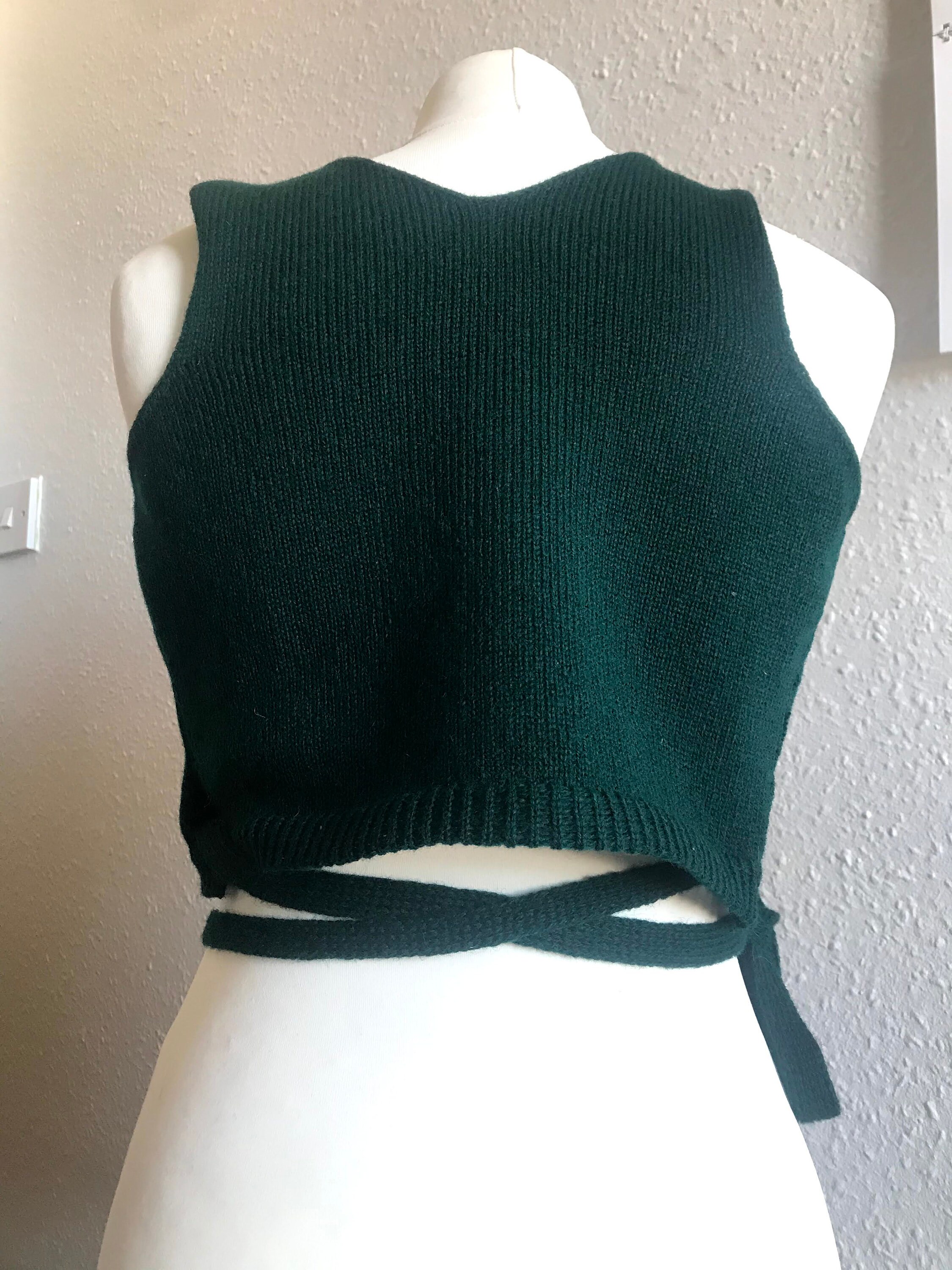 Machine Knitting Pattern for a Wrap Front Crop Top - Etsy