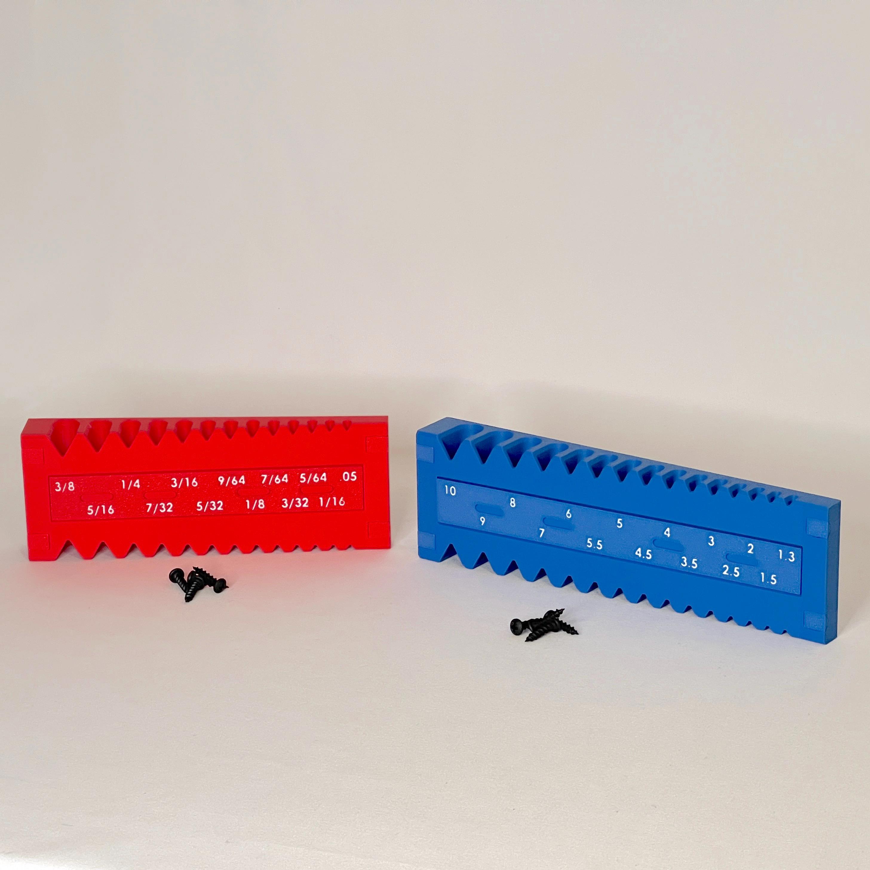 Allen Key / Allen Wrench Wall Mount Storage Organizer / Holder SAE and ...