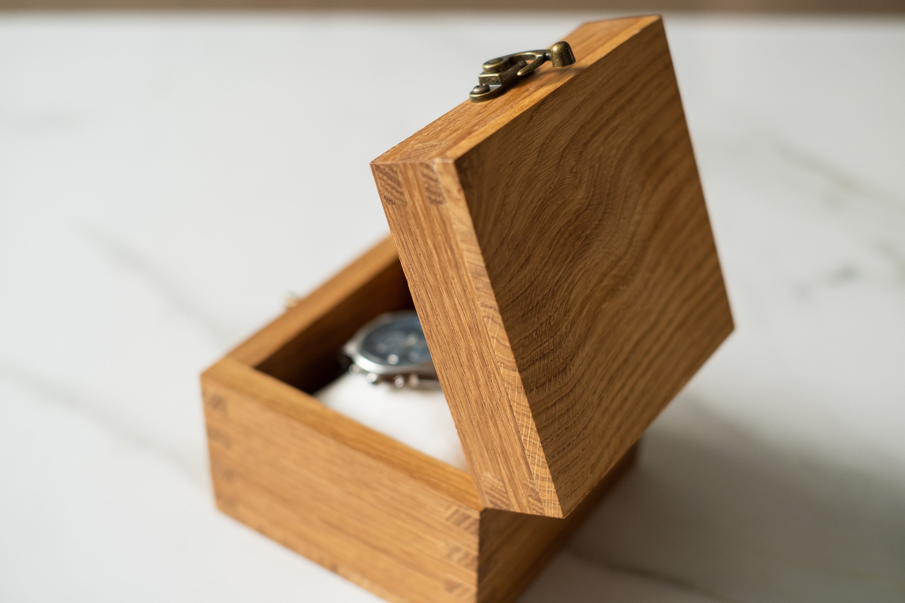 Handmade unique wooden watch box Natural wood Wedding Watch Etsy