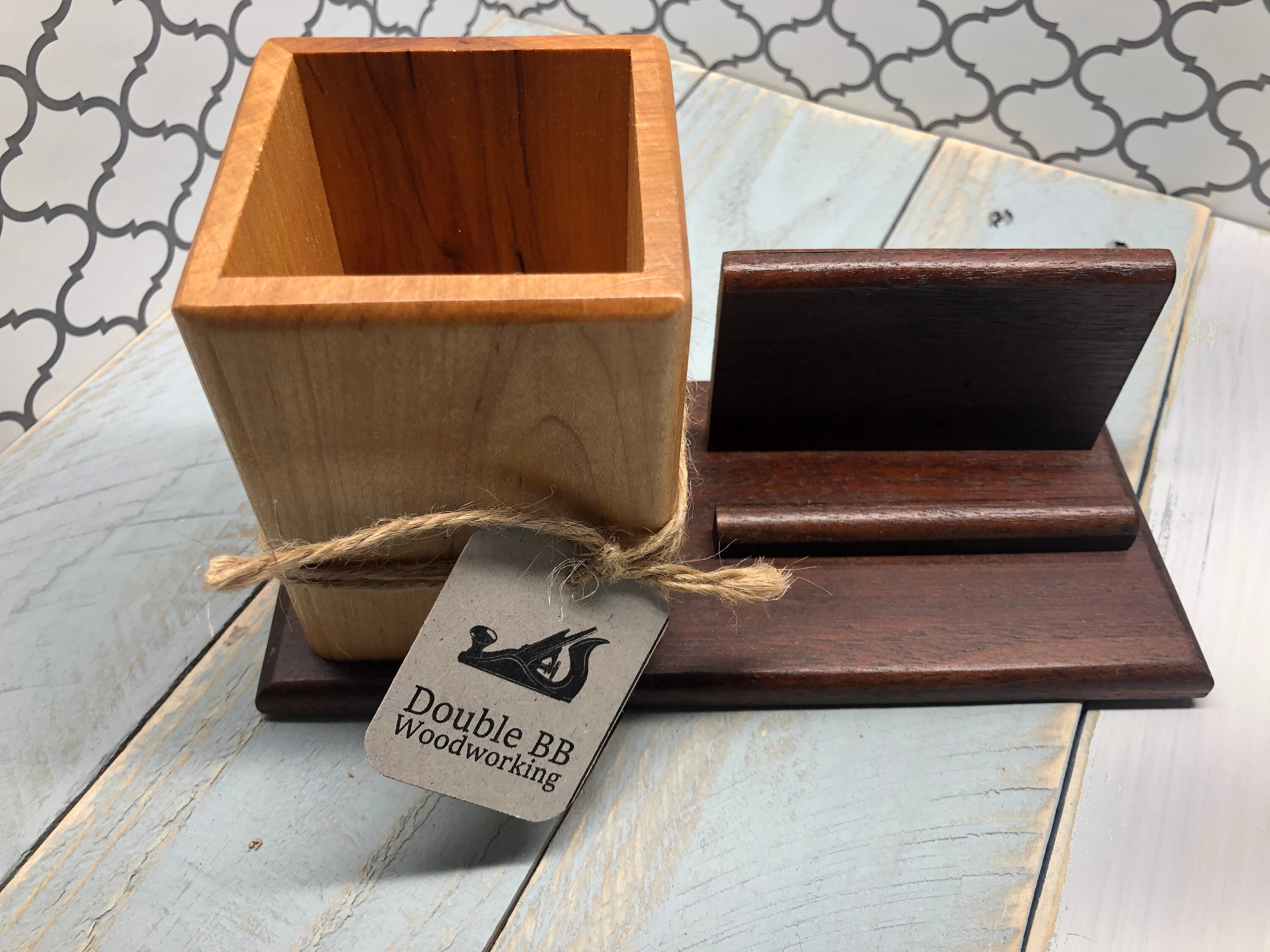 Business Card/phone Holder and Pencil Holder Etsy New Zealand