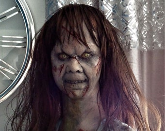 Life Size Exorcist Bust - Regan - Linda Blair By Classic Castings.