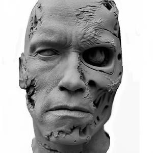 Life Size Bust - T3 - White