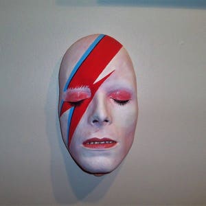 Life Face Cast David Bowie Aladdin Sane Versión 2 imagen 2